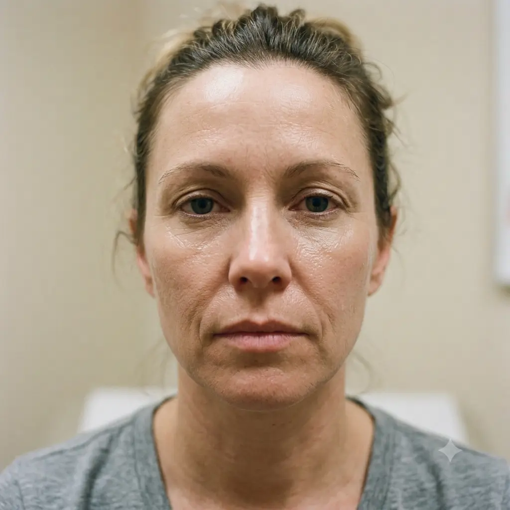 After PDRN salmon DNA treatment — firmer, hydrated and more radiant skin