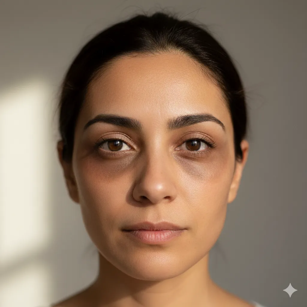 Before Dark Circle Eye Treatment in Sri Lanka