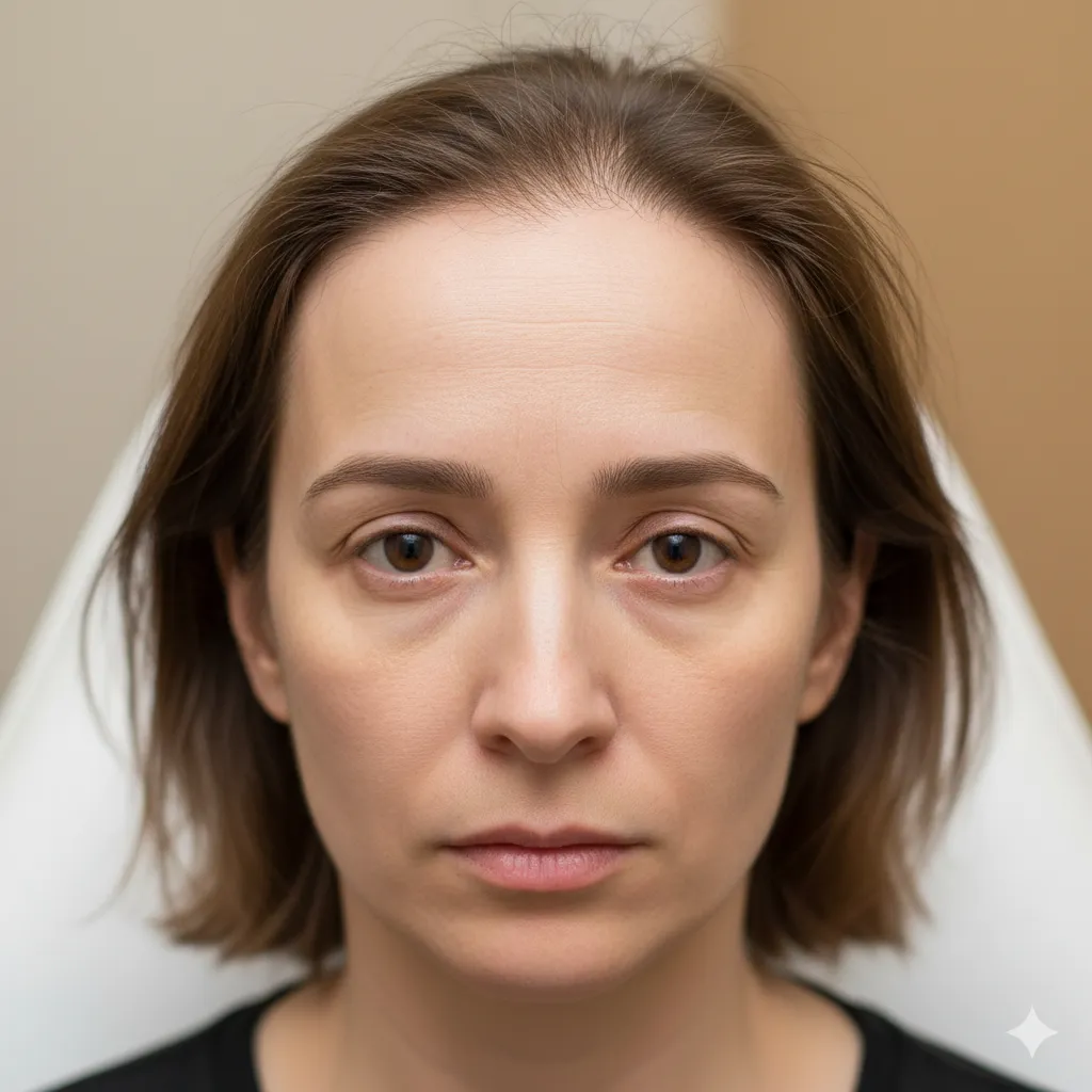 Before PRP Biotin Hair Treatment