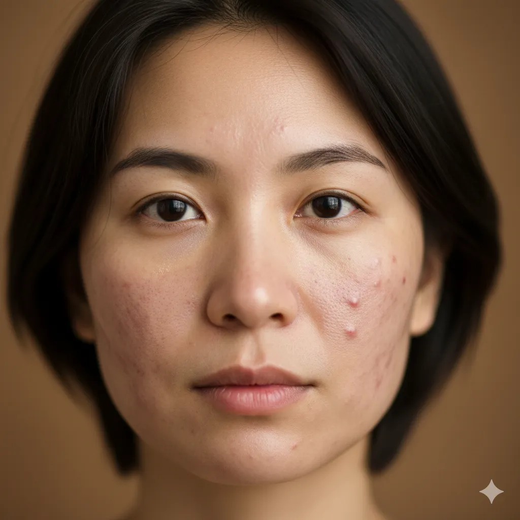 Before Acne Scar Treatment